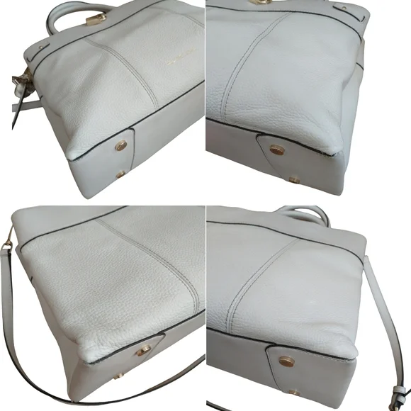 Michael Kors Gramercy (100% Leather) White/Cream Large Crossbody Bag. - Picture 12 of 13